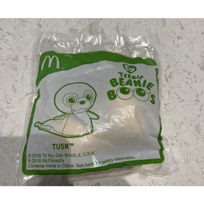 McDonald Happy Meal TY Tennie Beanie Boo’s Tusk