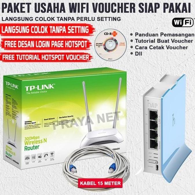 Paket Usaha Rt Rw Net Wifi Voucher Siap Pakai Full Setitng