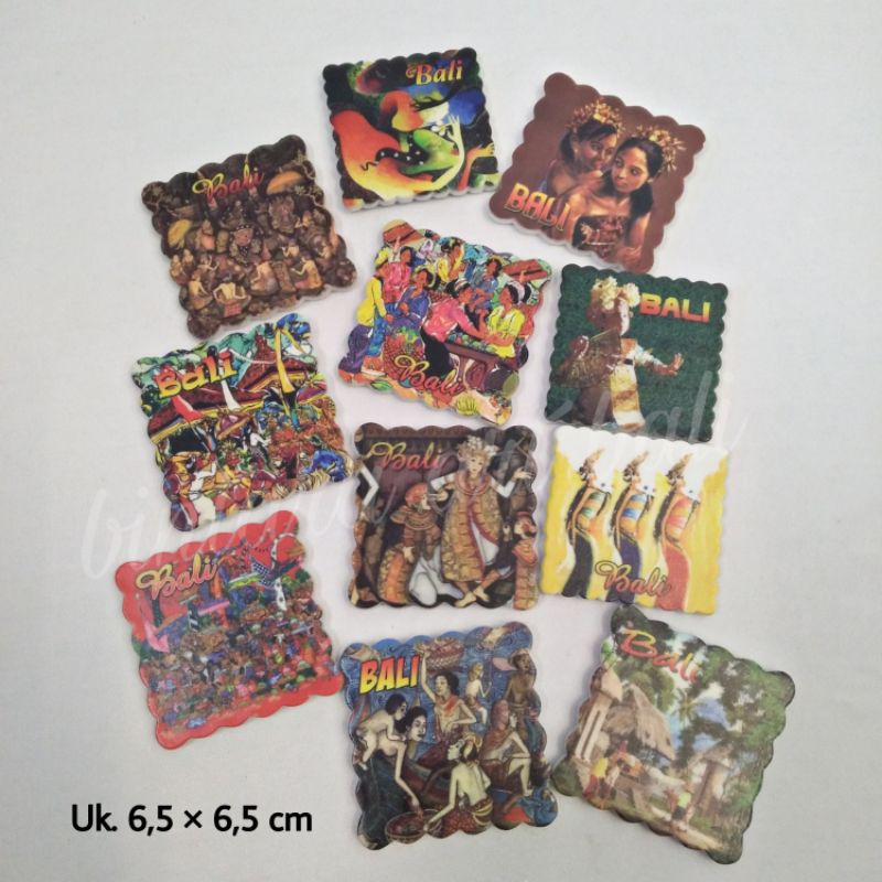 magnet tempelan kulkas magnet bali souvenir bali cantik unik magnet kulkas murah dekorasi oleh oleh 