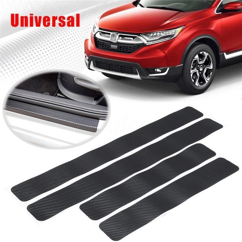 [HOT DEALS] 4Pcs Stiker Carbon Fiber untuk Melindungi Pintu Mobil //POPULER/FASHION/Premium