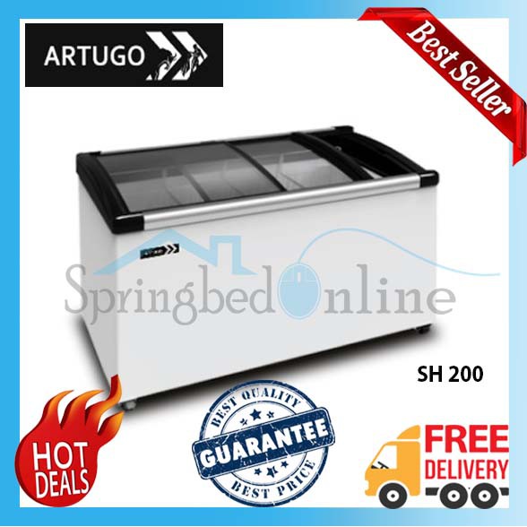 Artugo Display Cooler 165 Liter - SH 200 - Garansi Resmi