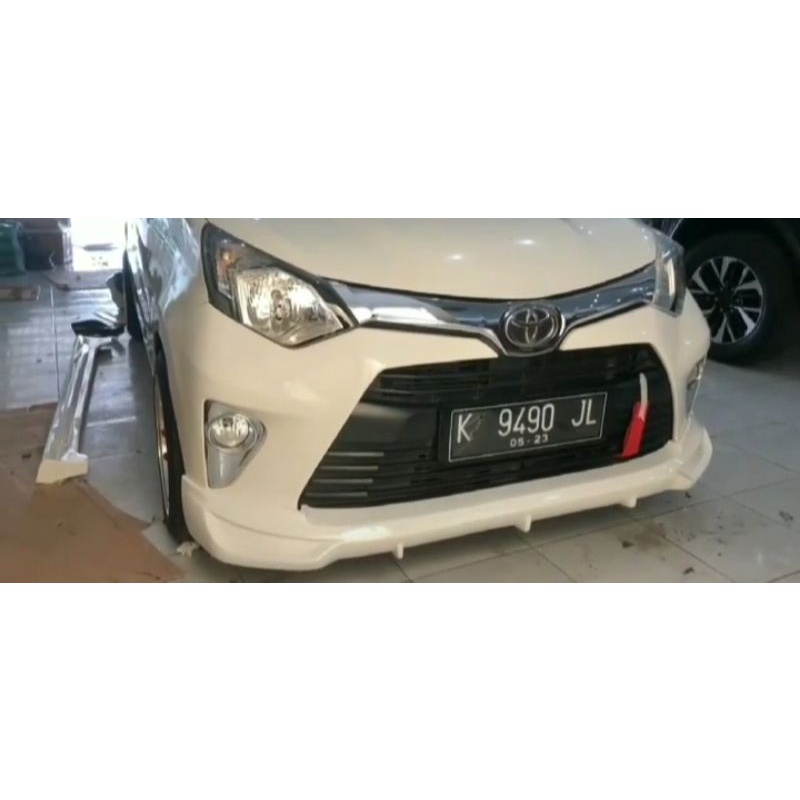 Bodykit calya sigra 2016 2017 sporty plastic abs fullset tanpa cat
