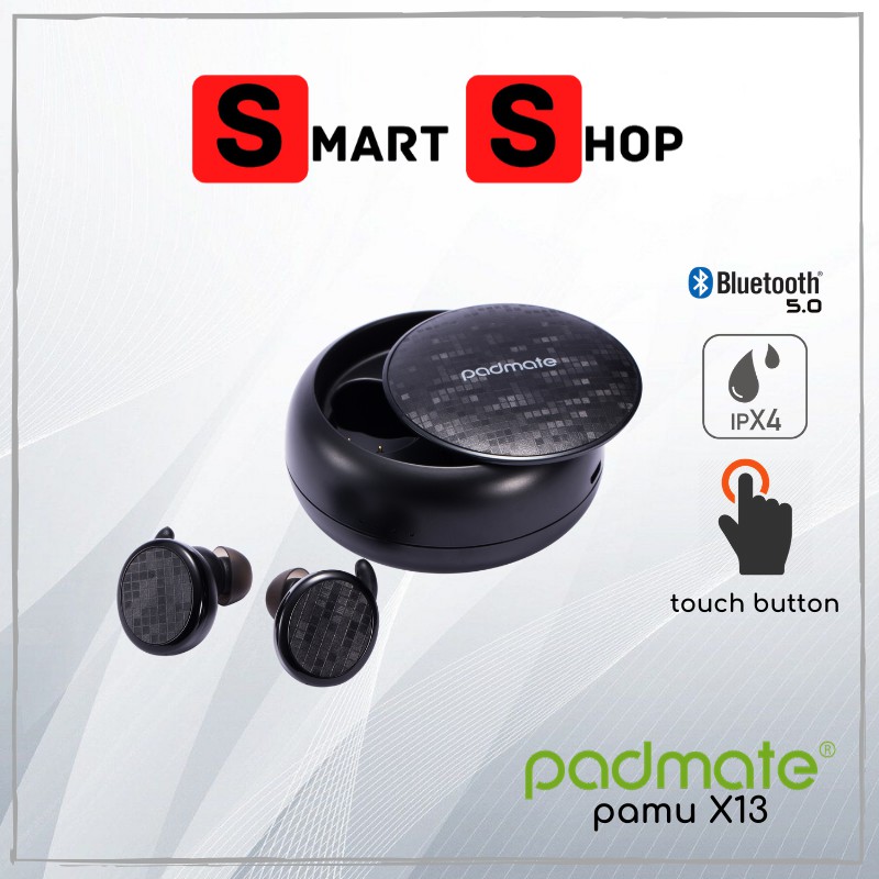 Headset Bluetooth Stereo True Wireless TWS Padmate Pamu X13