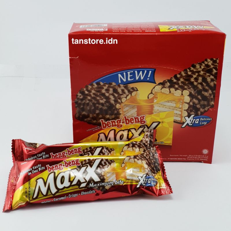 

Beng Beng Maxx chocolatos crispy wafer 32g x 12pcs