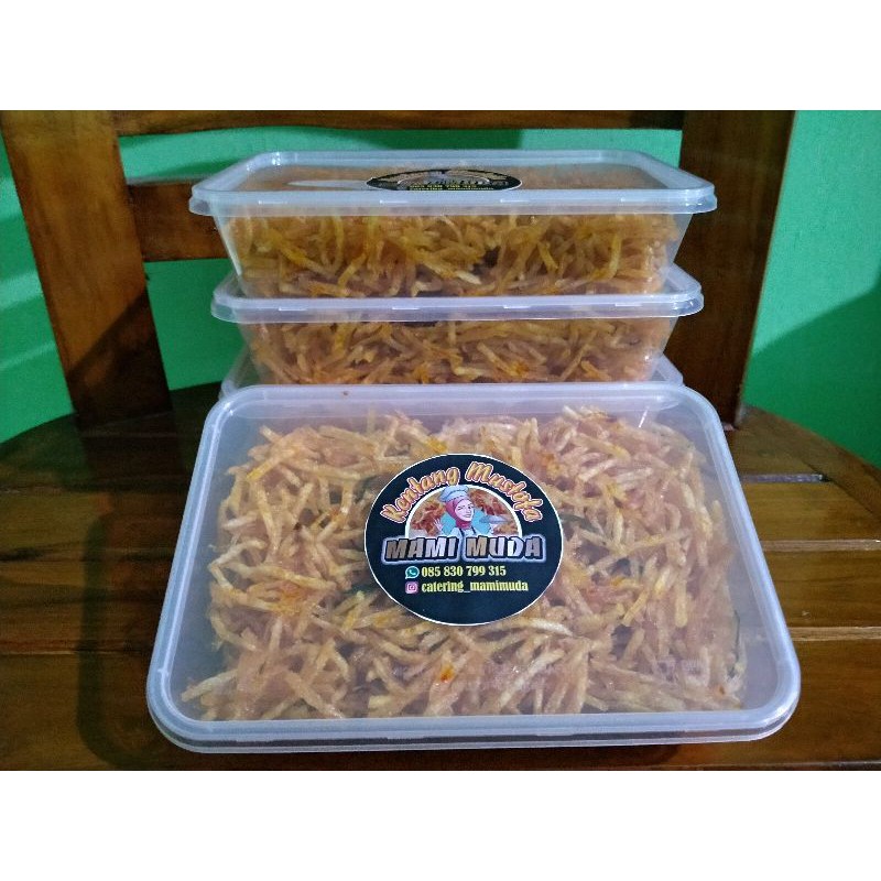 

Kentang mustofa pedas manis 150 gram