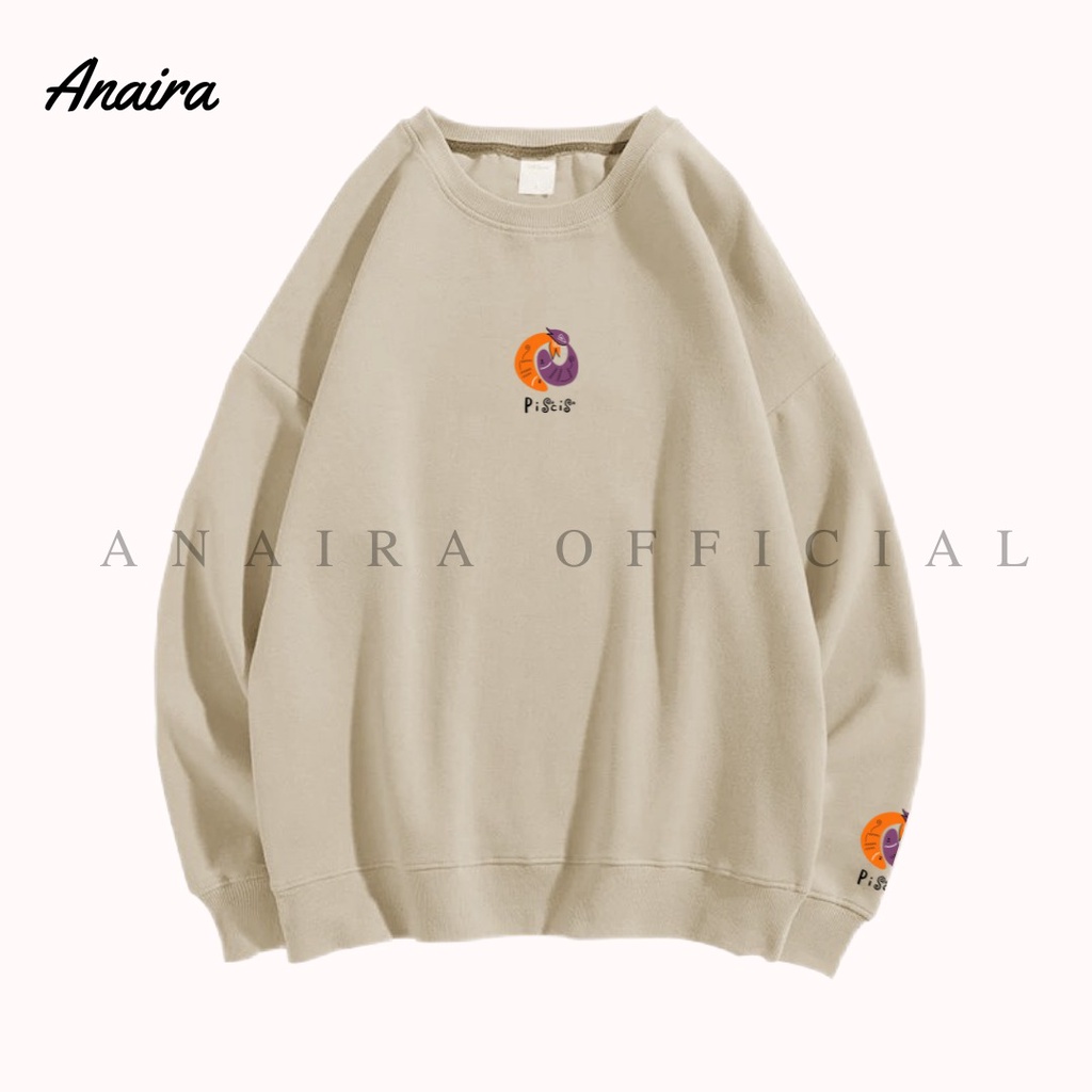 PISCIS SWEATER CREWNECK WANITA ANAIRAOFFICIAL