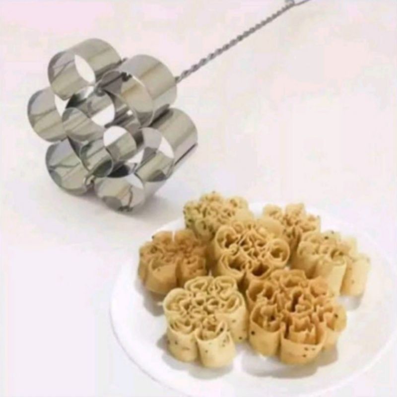 Cetakan Kembang Seroja / Kembang Goyang