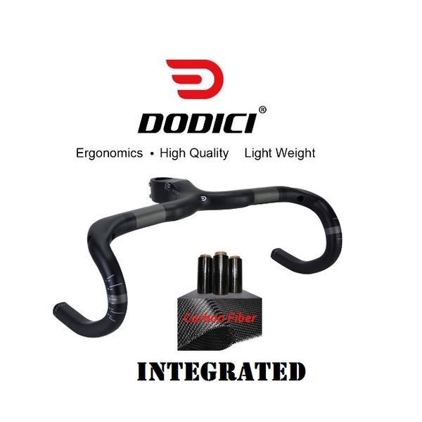 Dropbar Carbon Integrated DODICI OS Fork Stem stang balap roadbike rb