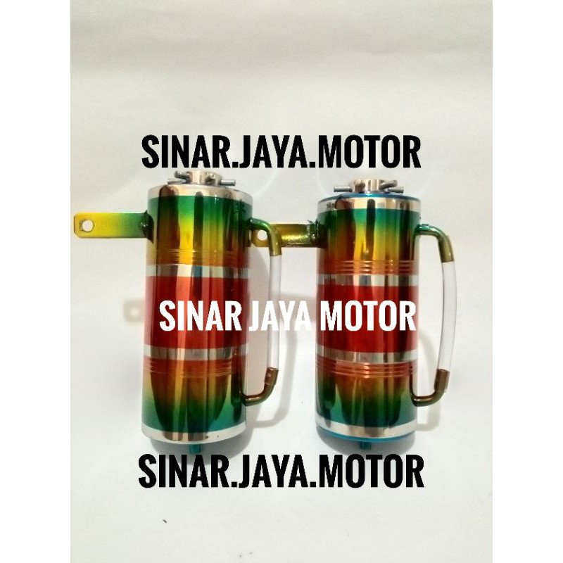 botol air radiator oli samping oslam ninja r. ninja rr. njnja ss Pelangi