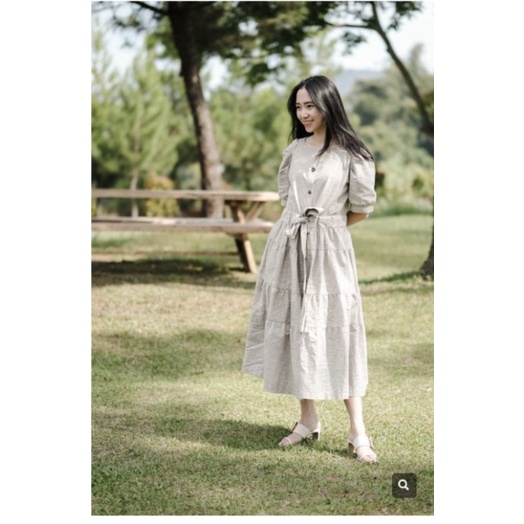 maven ophelia in rolled oat, anita dress in tropic brezze