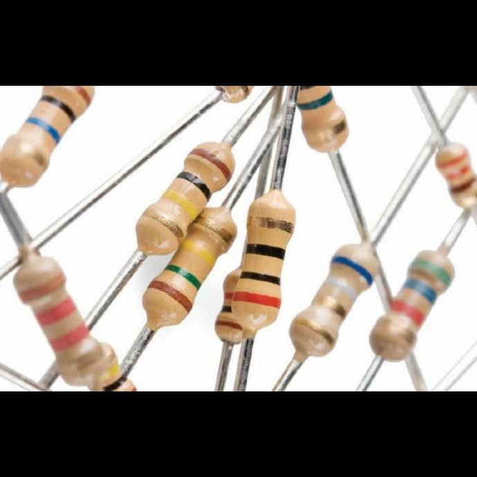 10 Pcs Resistor 10K Ohm 1/4W 5% 10000 Ohm 1/4 Watt R 10K Ohm Iseeu773 Murah