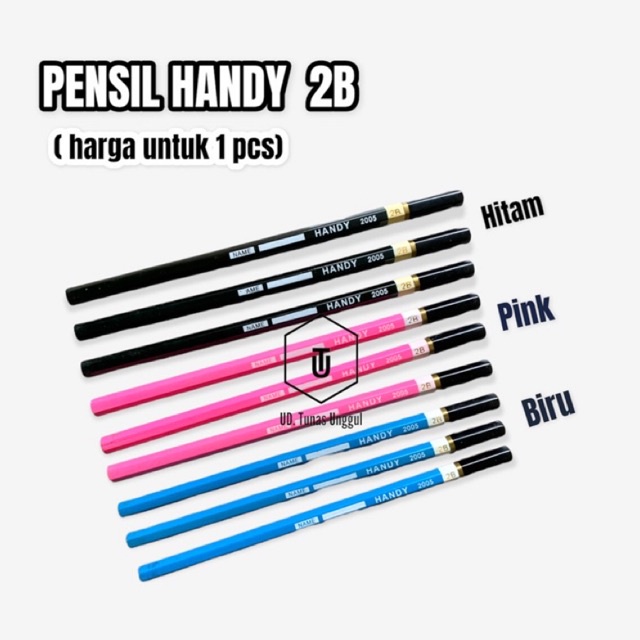 

[1 pcs] PENSIL 2B PENSIL HANDY/STAEDTLER 2005 (HARGA ECER)