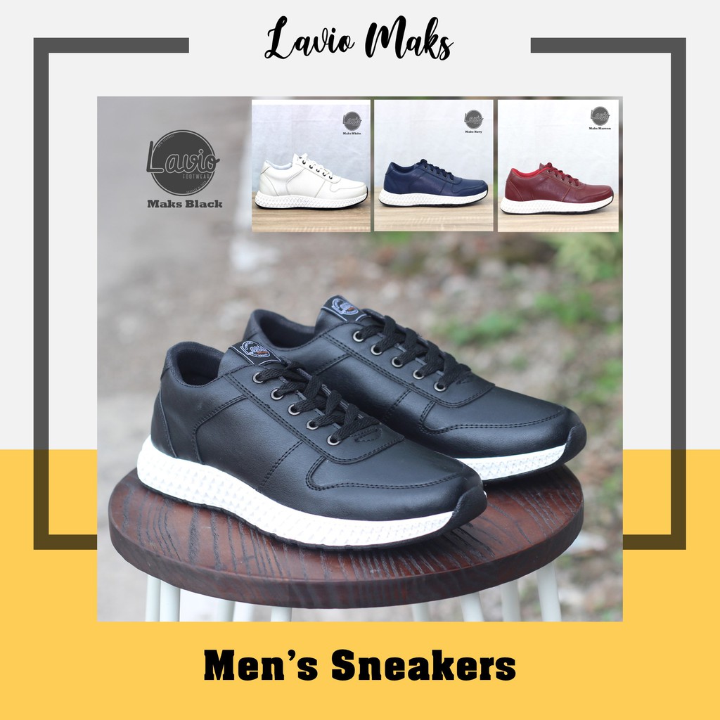 SEPATU PRIA CASUAL SPORTY LAVIO MAKS, MAKSIMAL 100% BARANG ORIGINALNYA, BISA COD