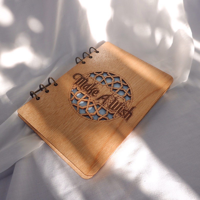 

NCT Make A Wish Wooden Notebook | buku jurnal | journaling book