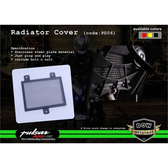 Cover Radiator Pulsar 200NS