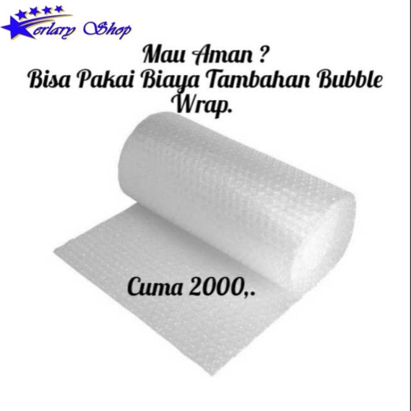 

Bubble Wrap untuk extra packing lebih aman