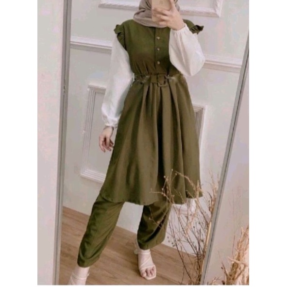 ERDE SET / ONE SET JUMBO XXL - STANDART XL  / YOSIE SET ONESET MOTIF ABSTRAK DAILY SET HOMEWEAR HOMEY SETELAN WANITA MOTIF TIE DYE   ONE SET RAYON-NIKENSET ARMY XXL