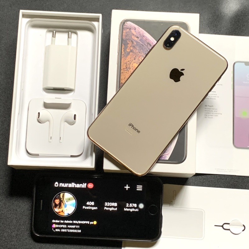 XS Max 64Gb Gold Second RESMI IBOX