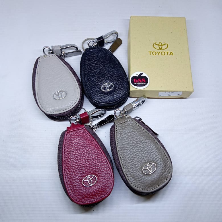 Dompet Kunci TOYOTA resfull / Gantungan Kunci / Dompet STNK Kulit