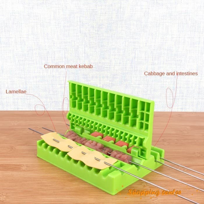 Sc Alat Bantu Tusuk Sate Kebab Manual Untuk Dapur
