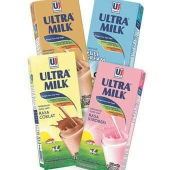 

Susu Ultra Coklat, Full Cream dan Strawberry 250