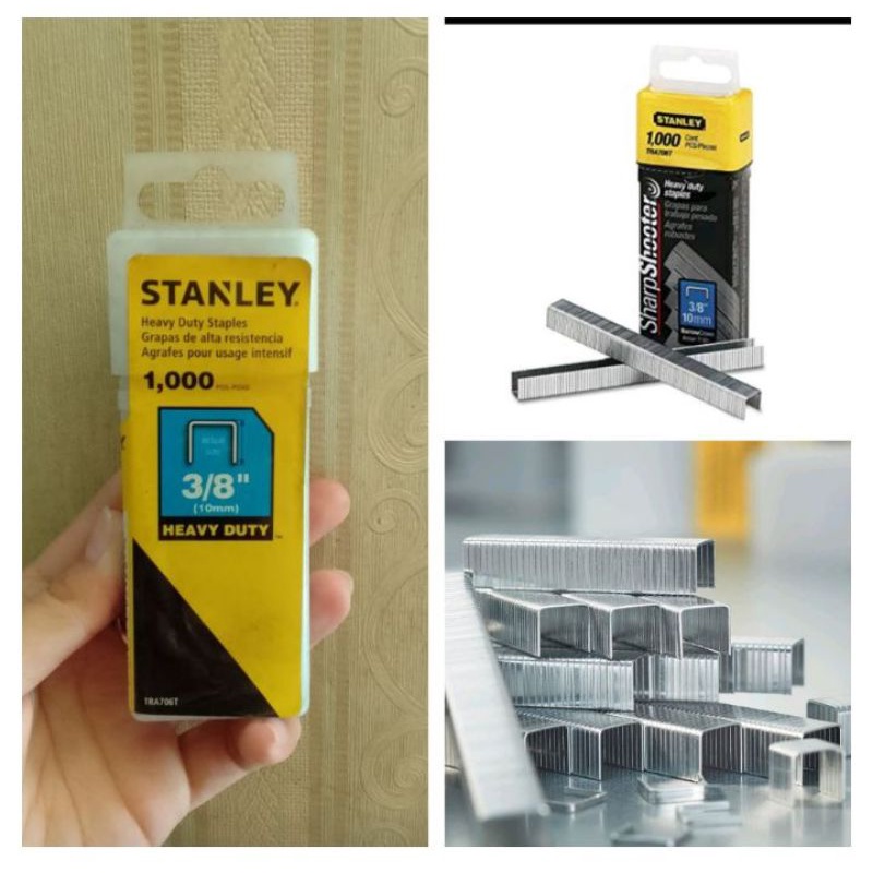 

TRA706T isi Staples ukuran : 3/8" - 10mm Heavy Duty Stanley
