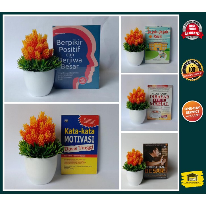 PAKET 5 BUKU Berpikir Positif dan Berjiwa Besar - Daniel Nugroho