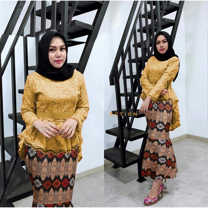 REAL PIC - Set Salsa aurora / Salsara / ADORA / SETELAN KEBAYA BEST SELLER