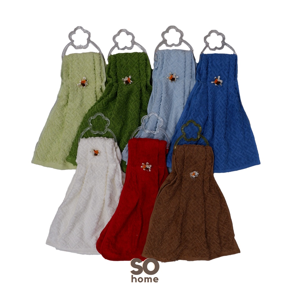 SERBET TANGAN LAP TANGAN RING HANDUK SERBET GANTUNG LAP HANDUK TEBAL GANTUNGAN PLASTIK