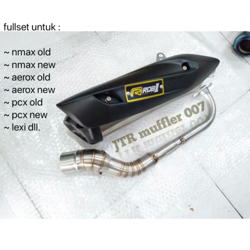 Knalpot racing ROB 1 ROB1 nmax 155 old new Aerox old new Lexi Pcx old new