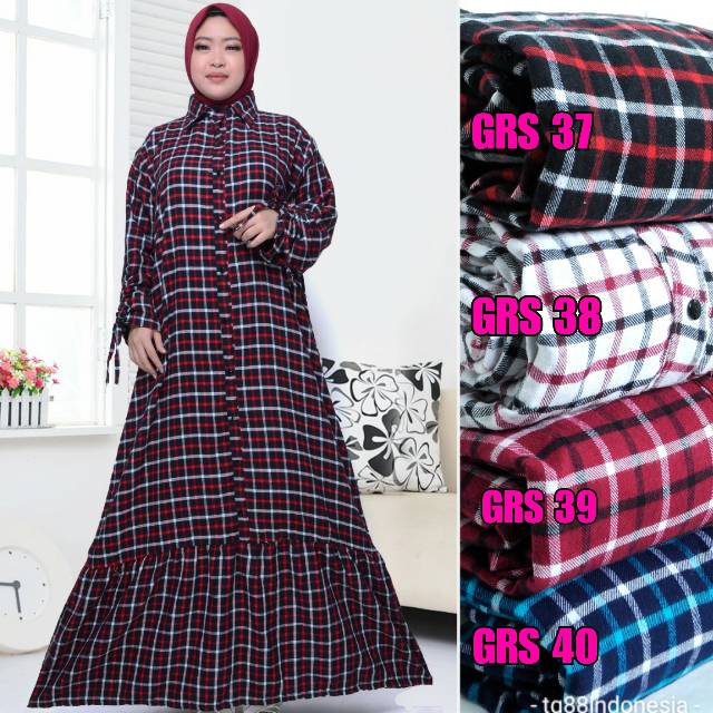 Gamis rempel/gamis flenel/gamis flanel super jumbo/gamis serut/gamis jumbo/gamis rempel jumbo/gamis