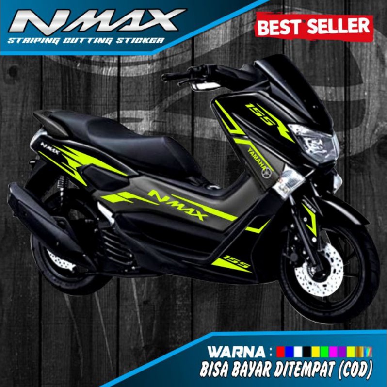 CUTTING STICKER NMAX OLD STIKER NMAX LAMA LIS BODI NMAX  5