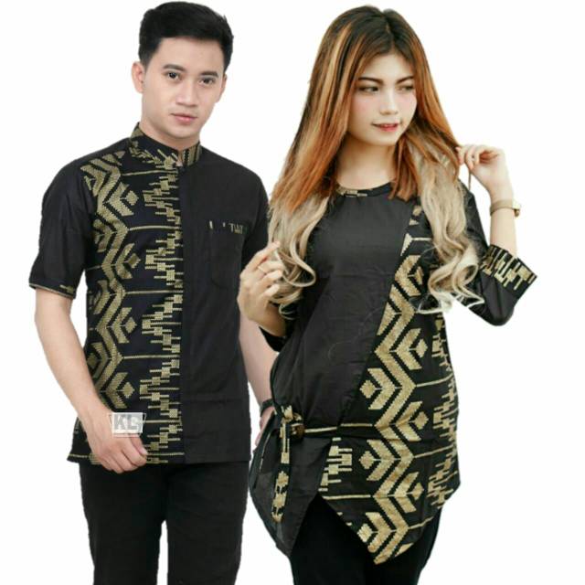 GROSIR BATIK COUPLE BLOUSE PRADA