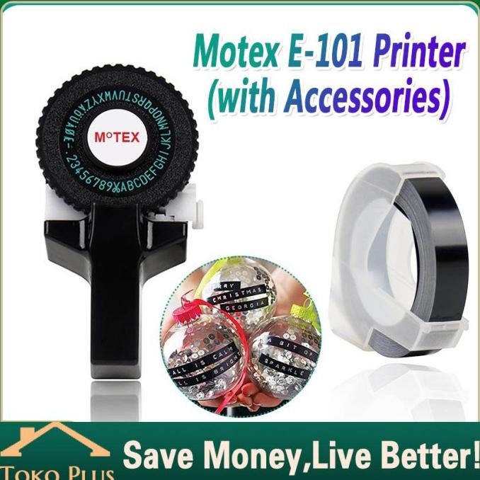 MOTEX Dymo embossing label maker printer label DIY Manual