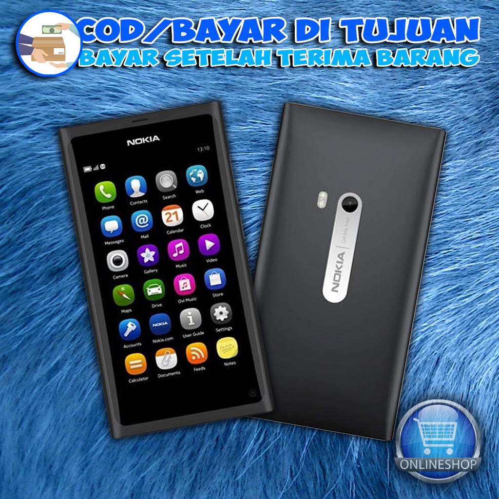 Nokia N9 Single Sim Layar Sentuh Jadul Bergaransi