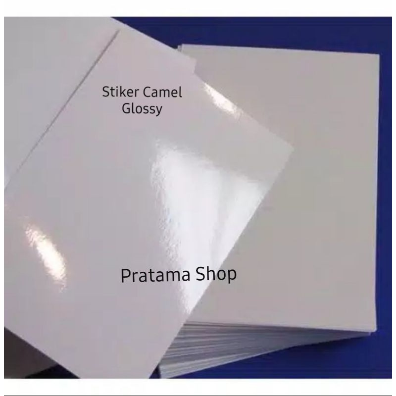 

Kertas Sticker/Stiker Camel Glossy/Bontax/Kilap F4 Folio - 10pcs
