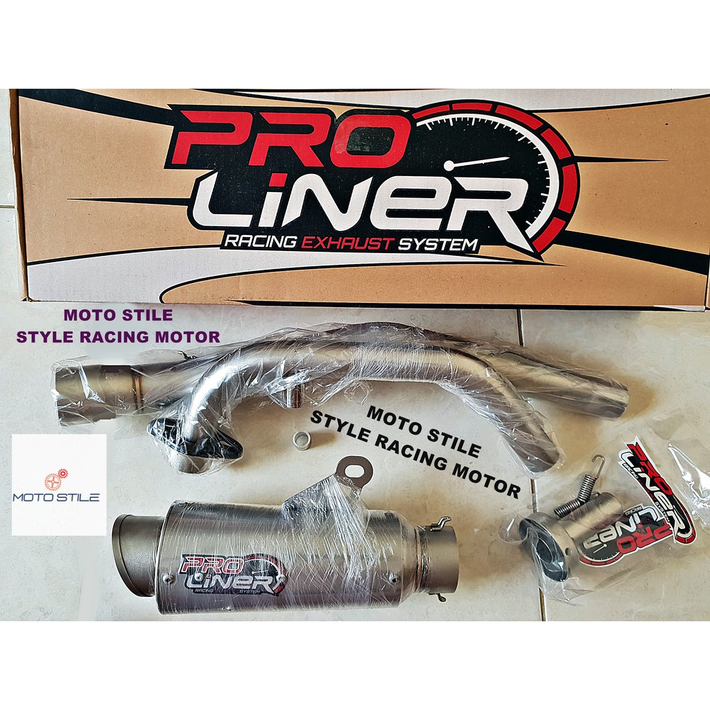 Knalpot PROLINER Type TR-1R Short Yamaha MX King 150