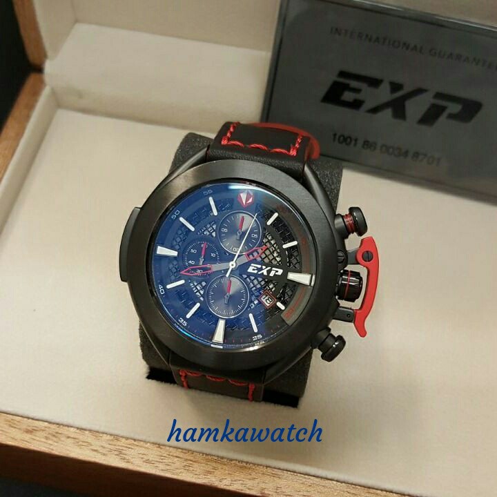 jam tangan / Watch_Id pria expedition original e3001 black red