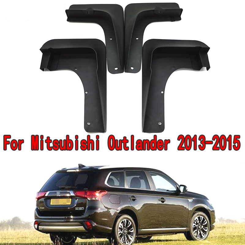 Mud Flap Pelindung Splash Untuk Fender Mobil Mitsubishi Outlander 2013 2014 2015