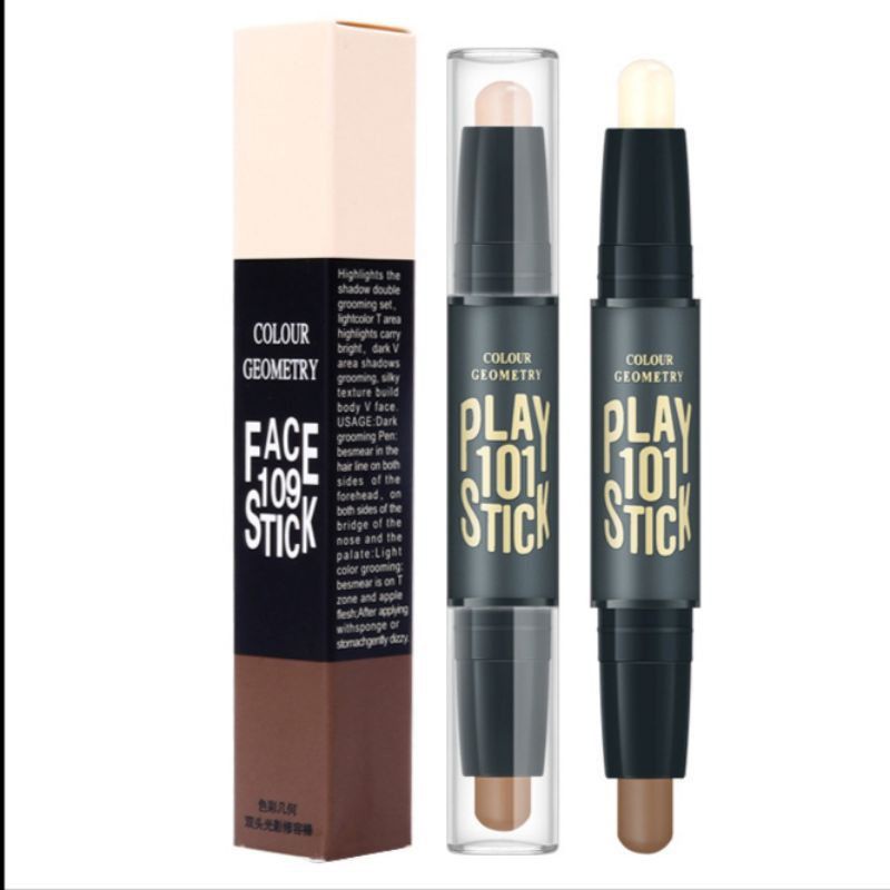 Medan Termurah Color geometry face 109 stick lameila contouring