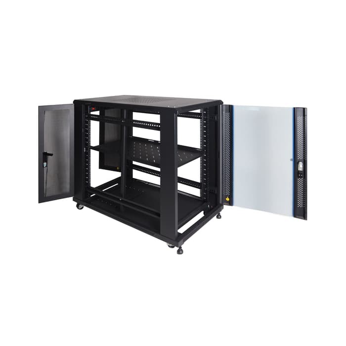 Indorack IR11520G Standing Close Rack 19&quot; 20U Glass Door Depth 1150mm STANDING CLOSE RACK 20U