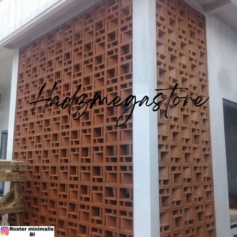 Roster Beton Minimalis Loster Beton minimalis/Rooster modern/viral/Desain Kekinian/Lubang Angin/Vent