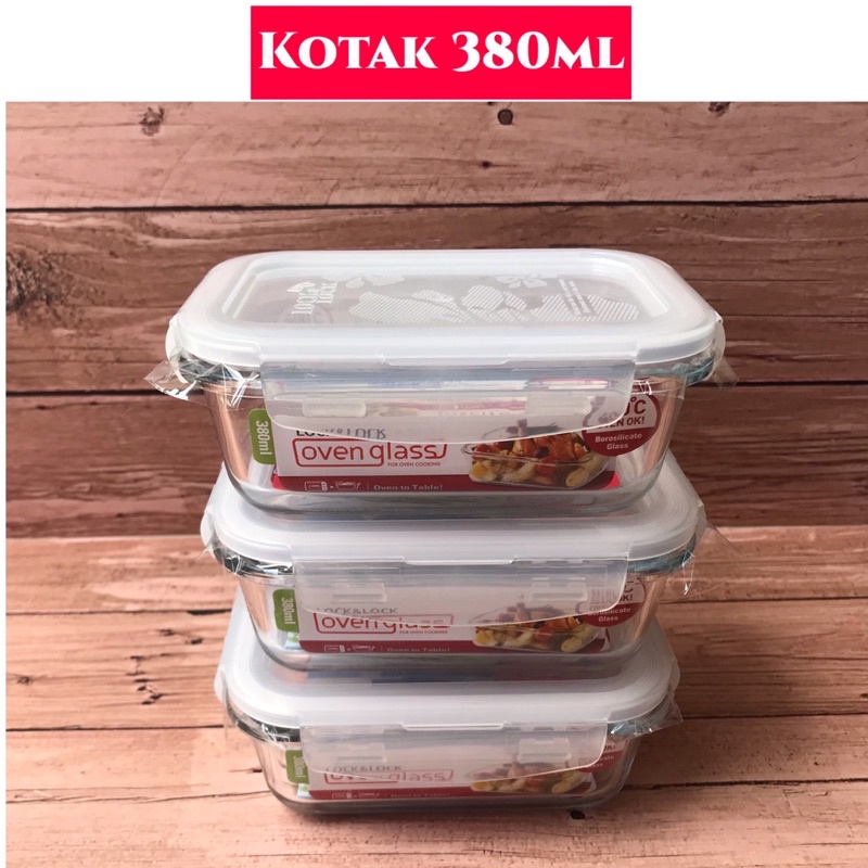 Lock n Lock Baby Food Container Set 3 PCS Borosilicate