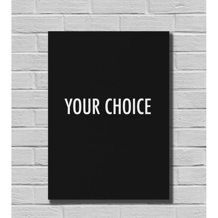 Limited Stock Poster + Bingkai Kayu (60X40) / (40X60)