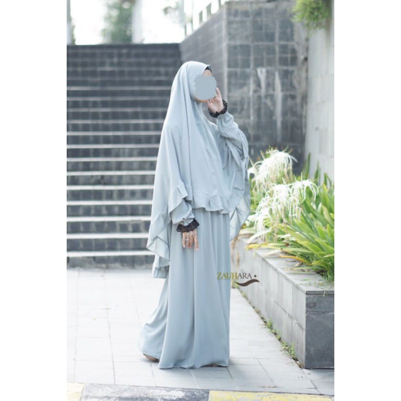 Dress syari Salma drees set Jedeite original by Zauhara