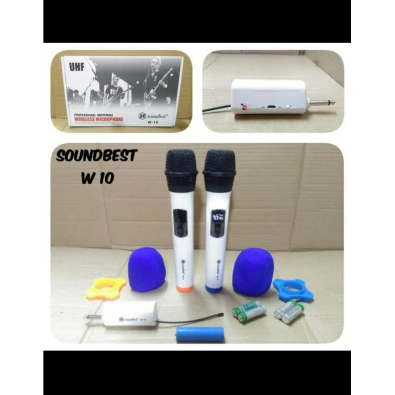 mic wireless Soundbest W10/W 10  Microphone wireless