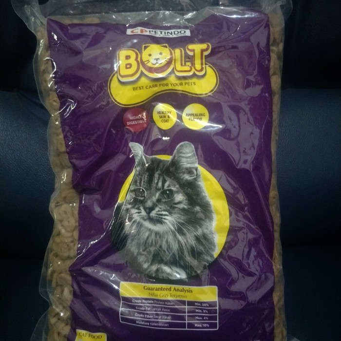 bolt 1 kg /bolt pakan kucing 1 kg / bolt donat