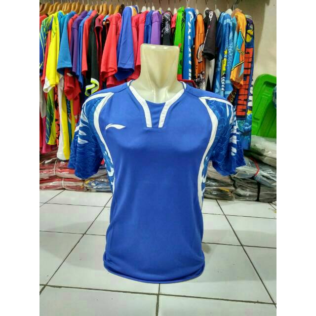 kaos sports bulutangkis badminton lining-6015A timnas China