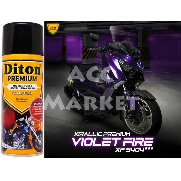 Pilox Diton Premium Pilok Pylox Ungu Xirallic Violet Fire 9404