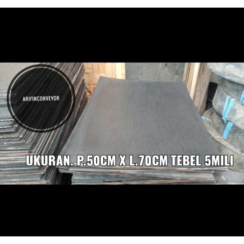 Karpet Karet Penahan Lumpur Truk bahan Karet Lapis Benang